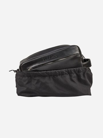 NEGOTIA Leather Toiletry Bag 'Apex' in Black