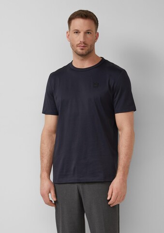 s.Oliver BLACK LABEL Shirt in Blue: front