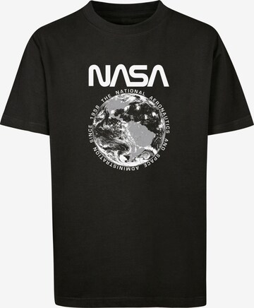 F4NT4STIC Shirt 'Nasa Planet Earth' in Black: front