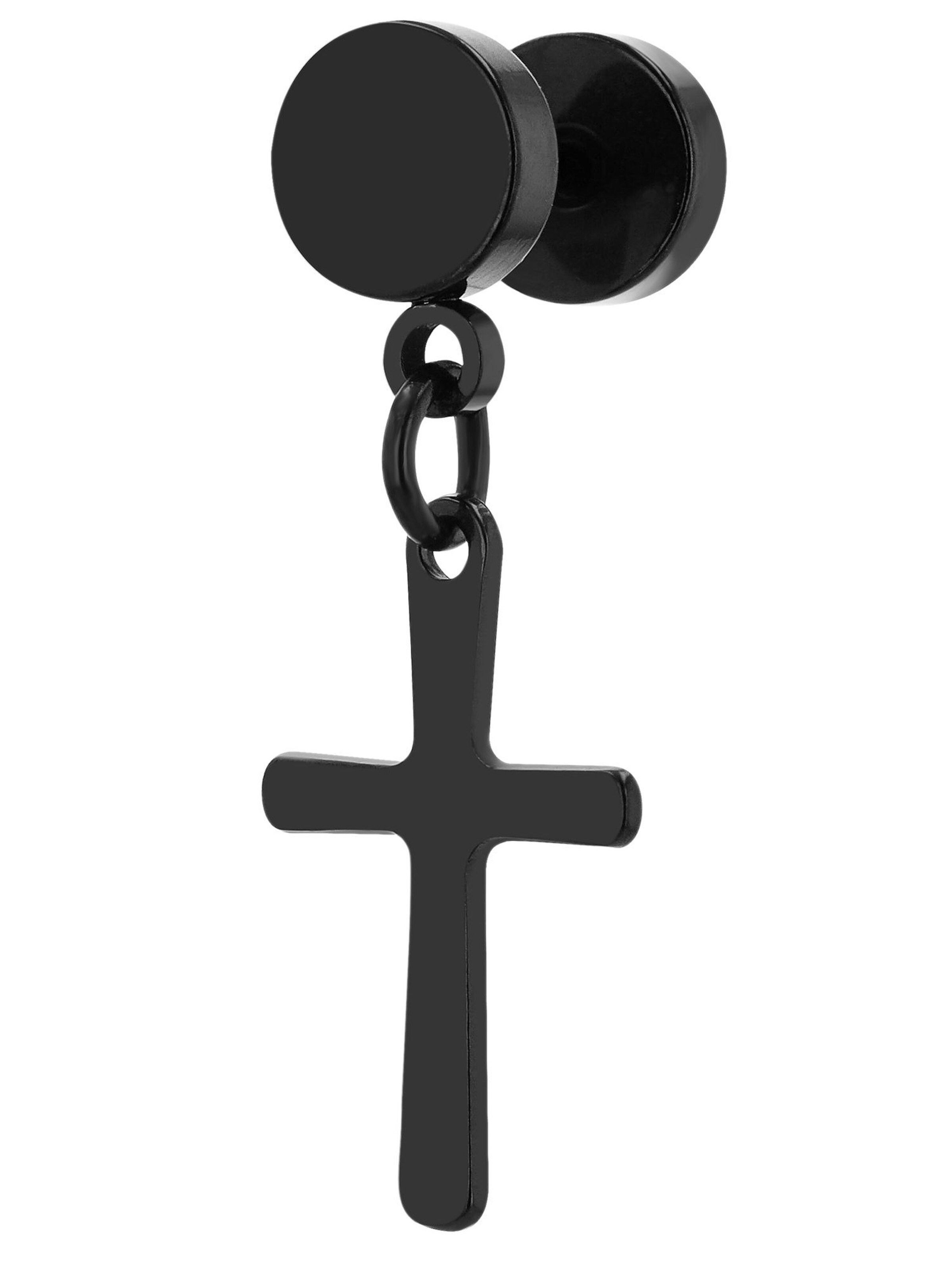 Akzent Earrings 'Jace, hautverträglich' in Black