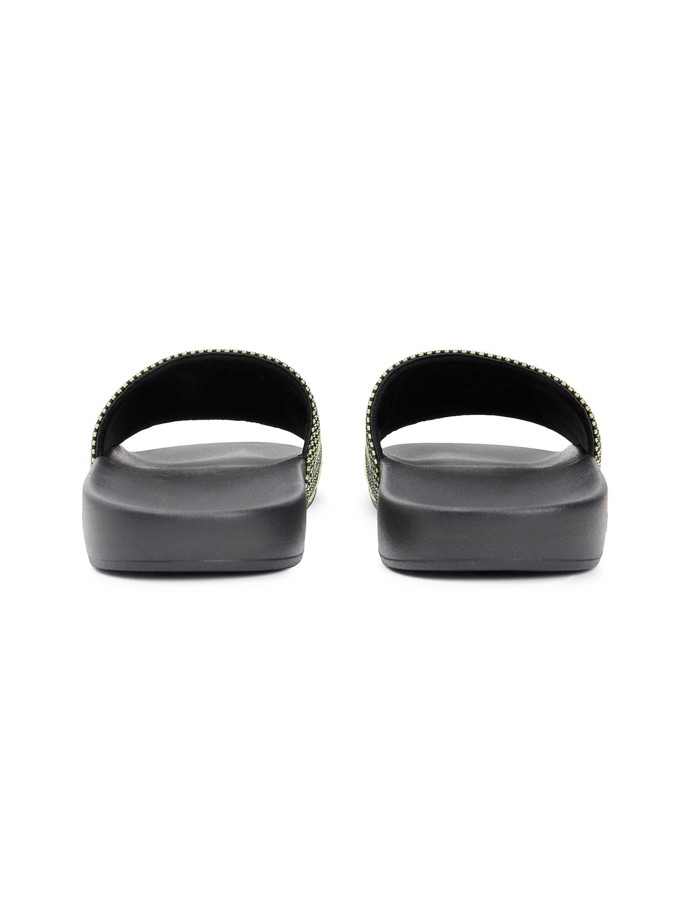 Tommy Jeans Pantolette 'Jacquard' in Grün