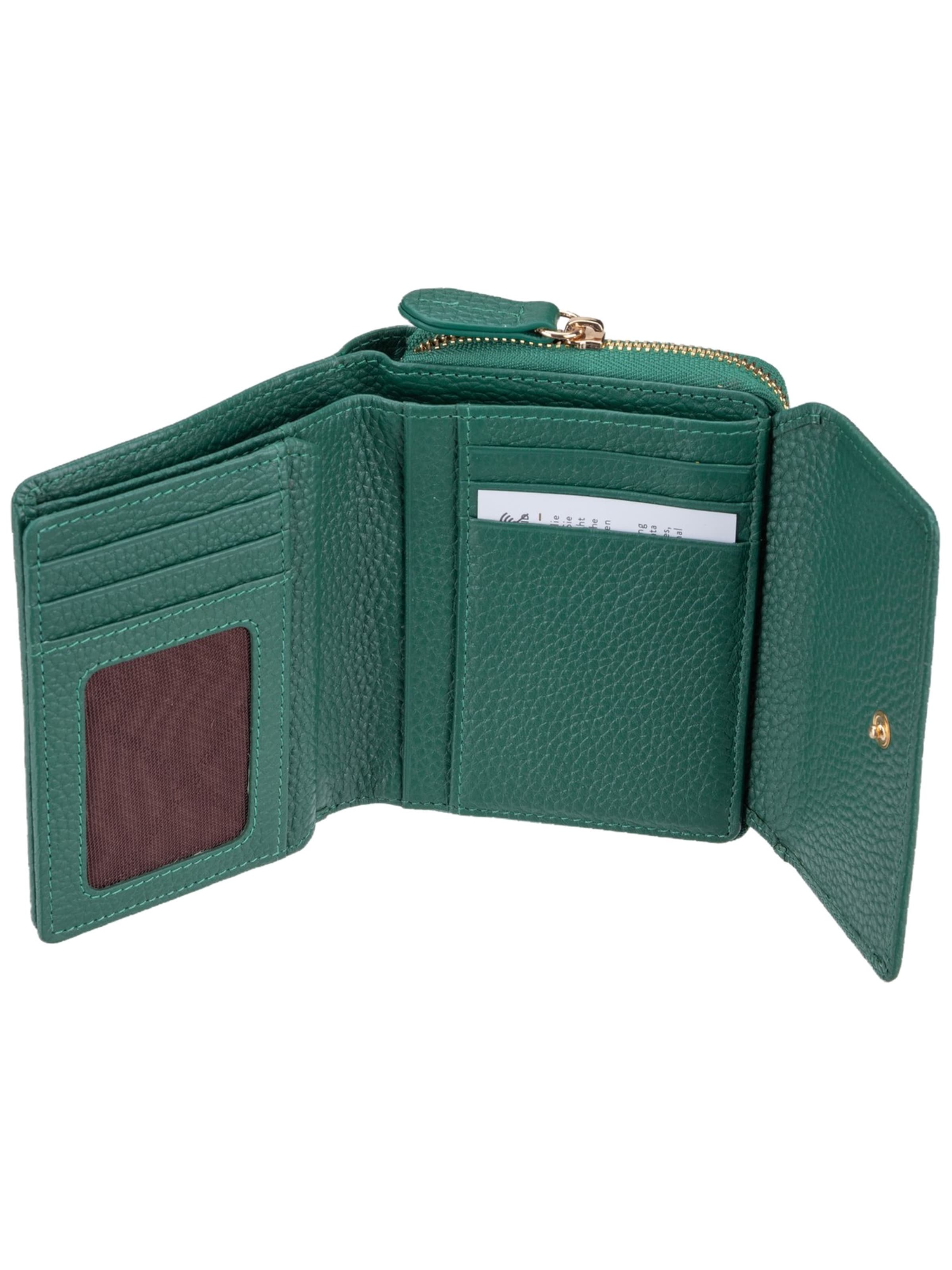 Braun Büffel Wallet ' Asti 50454 RV ' in Green
