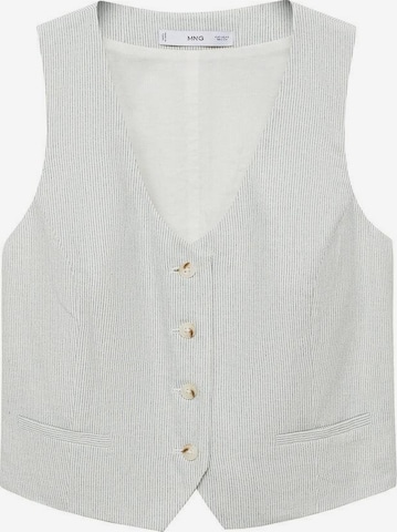 Gilet de costume 'Bali' MANGO en beige : devant