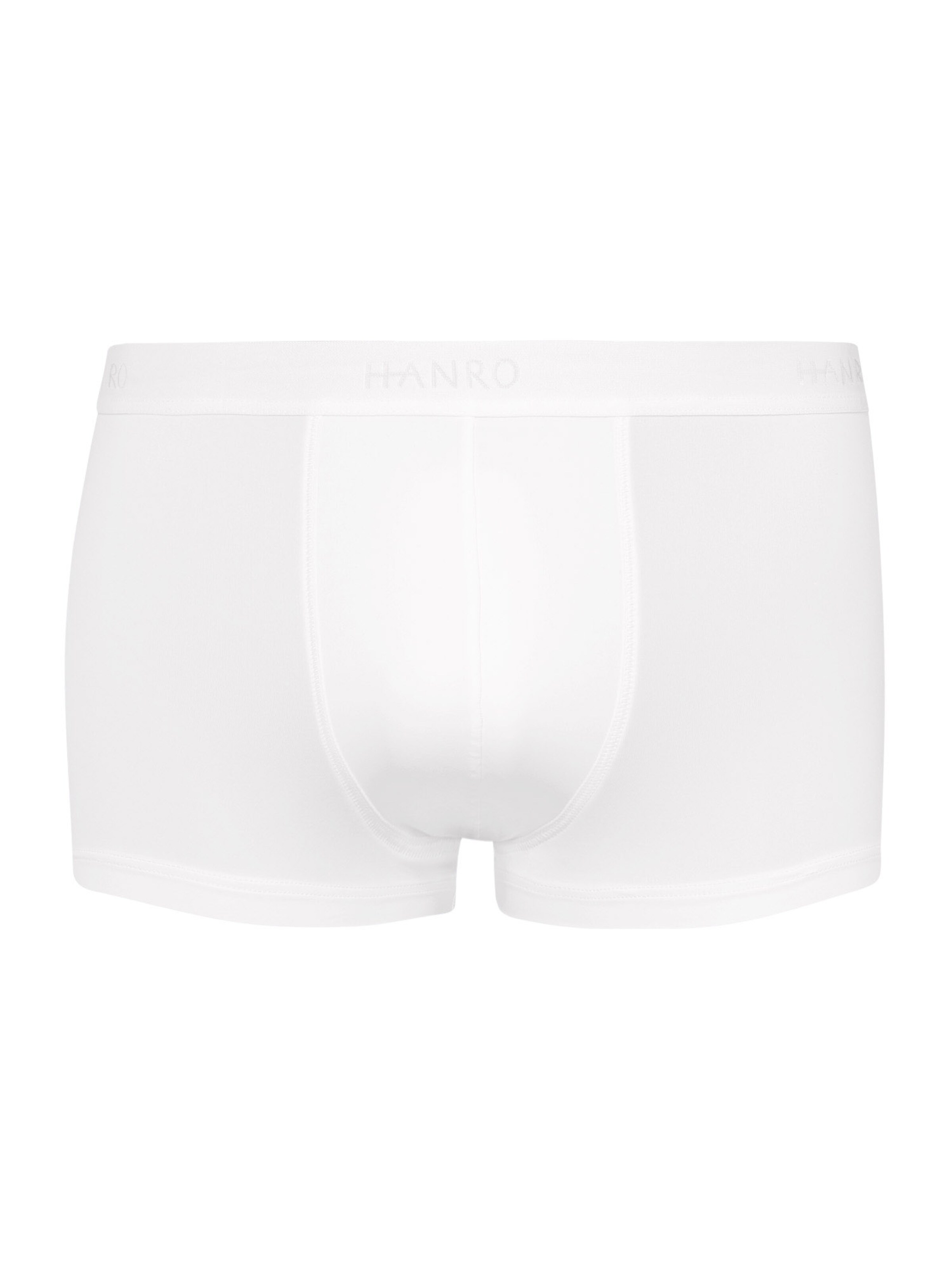 Boxers 'Micro Touch' Hanro en blanc : devant