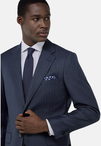 Boggi Milano Regular Fit Business-Sakko in Blau
