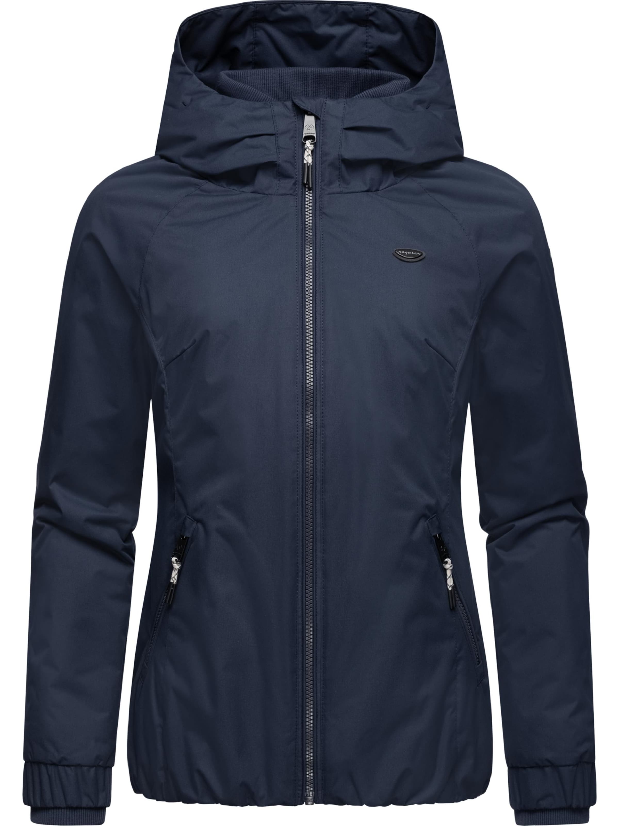 Ragwear Winterjacke 'Dizzie' in Blau: Vorderseite