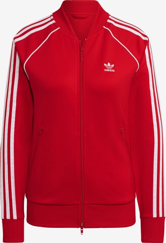 ADIDAS ORIGINALS Sweatvest 'Primeblue Sst' in Rood: voorkant