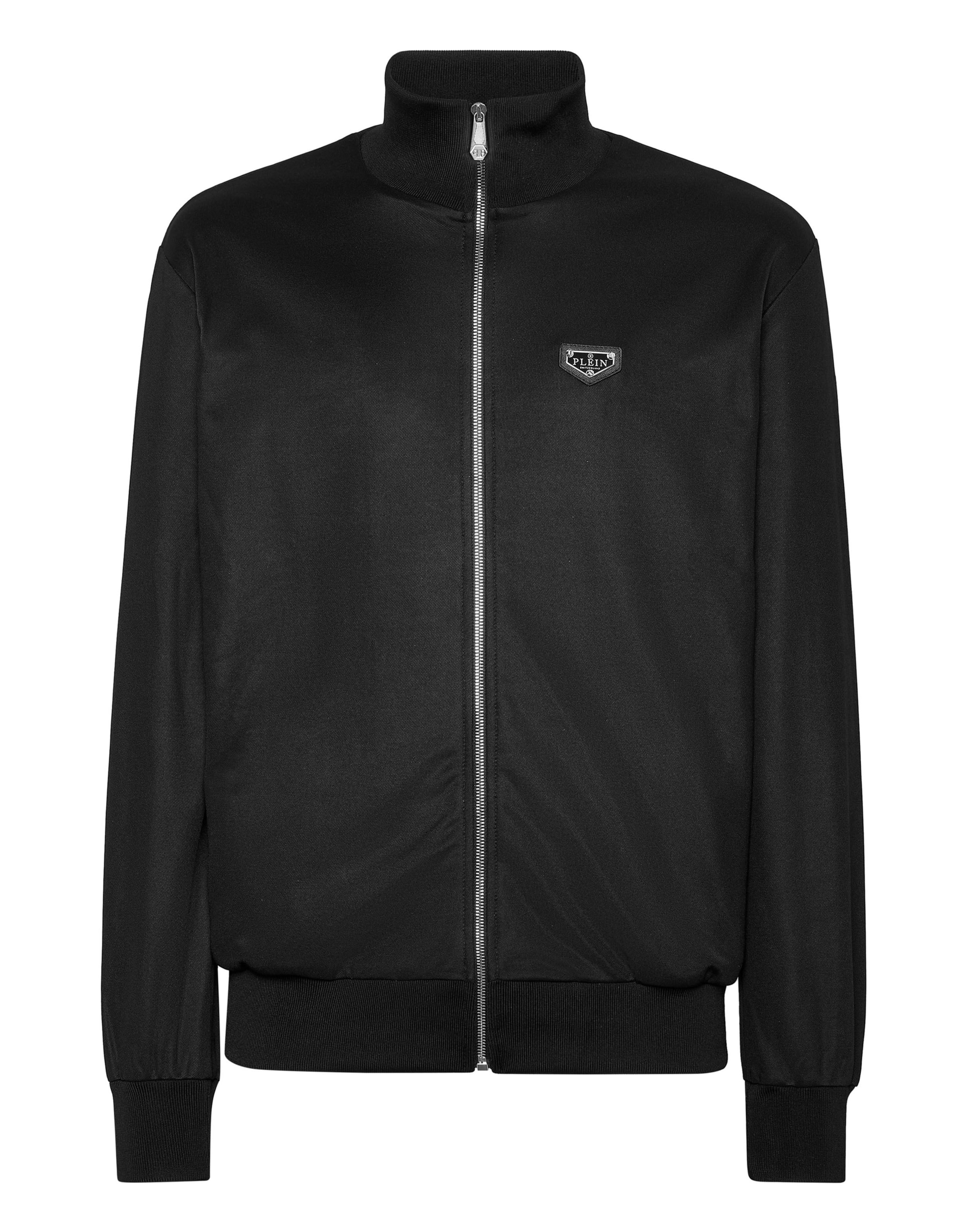 Philipp Plein - Casaco meia-estação 'Iconic' em preto: frente