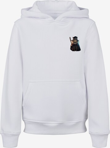 F4NT4STIC Sweatshirt 'Wizard Cat' in Weiß: predná strana