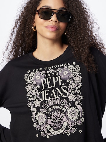 Pepe Jeans - Camisa 'LULU' em preto