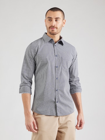 s.Oliver Slim Fit Hemd in Blau: Vorderseite