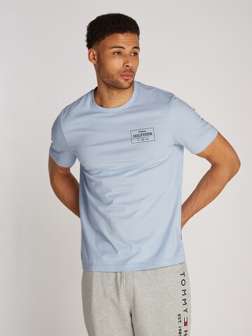 T-Shirt TOMMY HILFIGER en bleu : devant