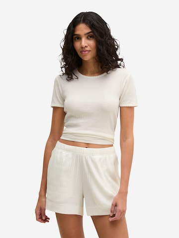 Marc O'Polo Pajama shirt ' Mix N Match ' in White: front