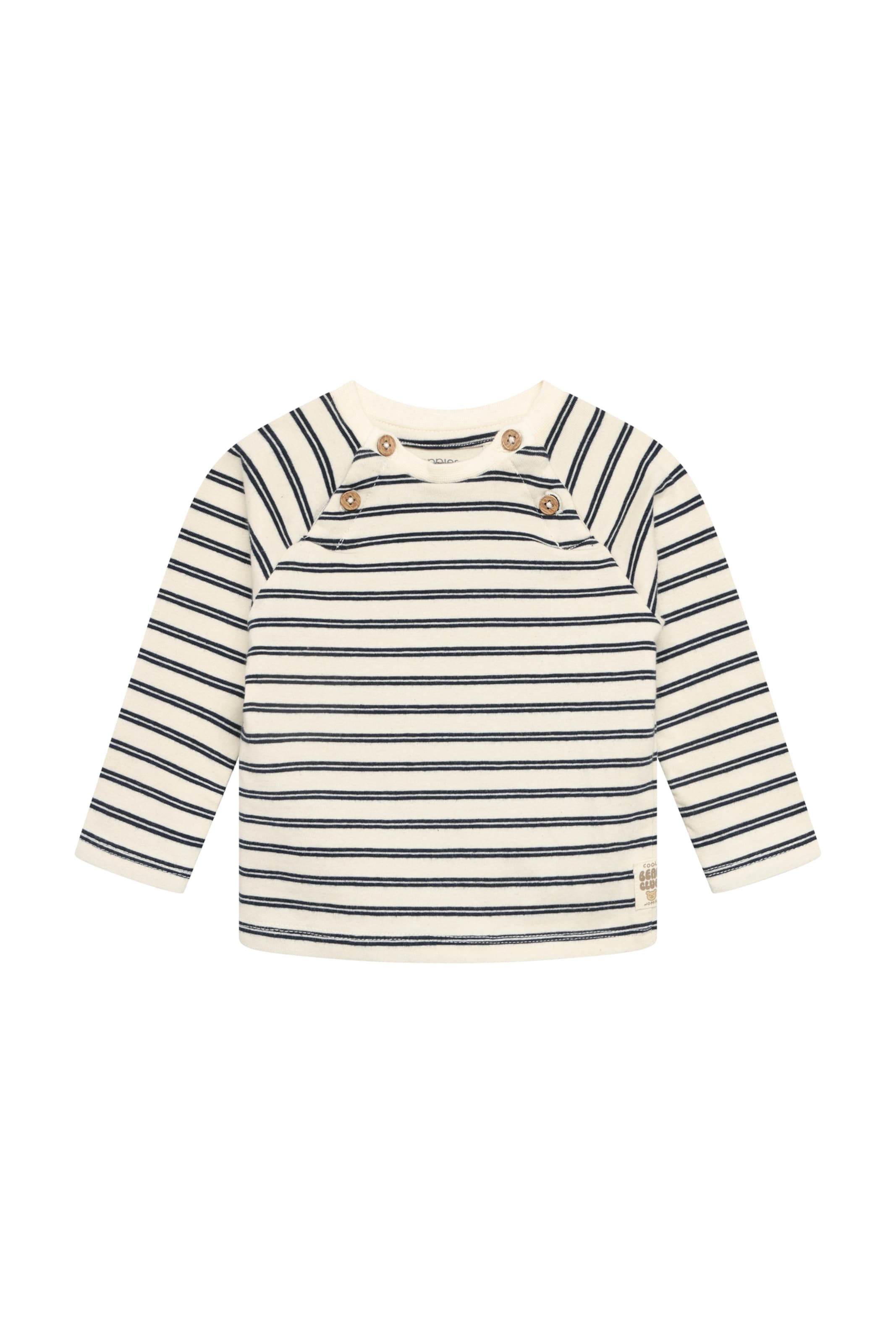 Noppies T-Shirt en 50 en écru / noir, Vue avec produit