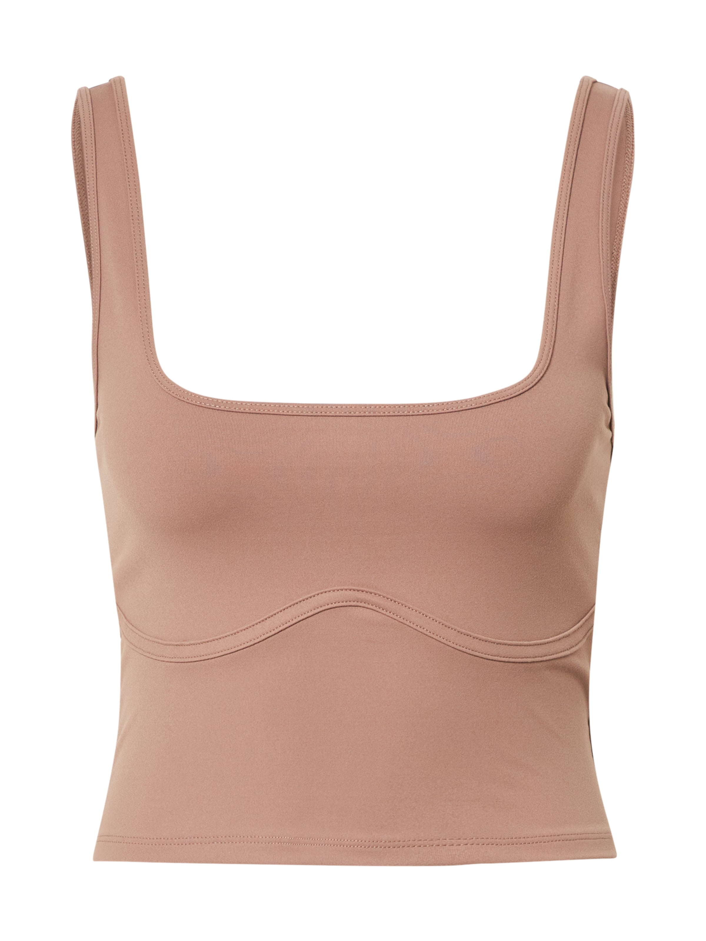 Abercrombie & Fitch Top - Hnedá: predná strana