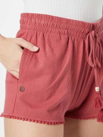 Ragwear Regular Shorts 'Aniko' in Pink