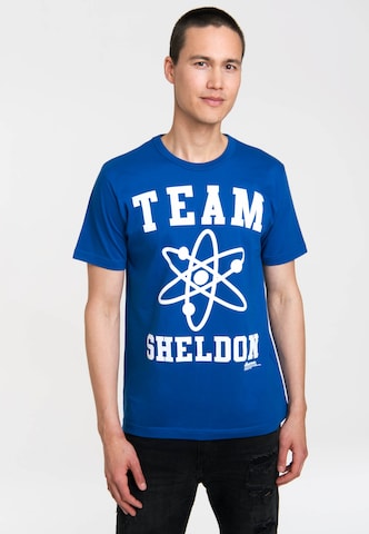 LOGOSHIRT Shirt in Blauw: voorkant