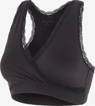 MAMALICIOUS Bra in Black: front