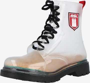 Derbe Rubber boot 'Dr.Gum' in Transparent: front