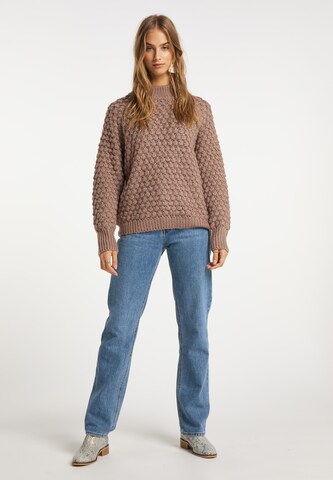 Pull-over IZIA en marron