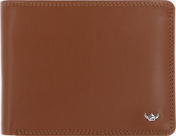 Porte-monnaies 'Polo ' GOLDEN HEAD en marron : devant