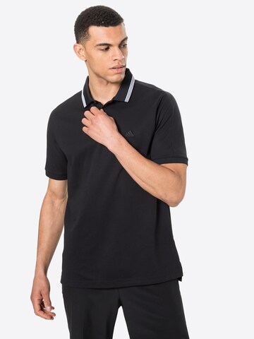 ADIDAS GOLF Performance Shirt 'GO-TO' in Black: front
