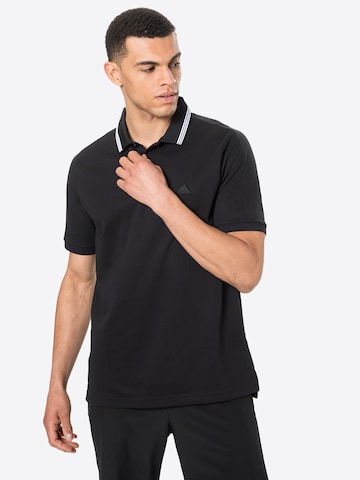 T-Shirt fonctionnel 'GO-TO' ADIDAS GOLF en noir : devant