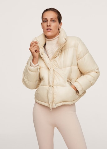 Veste d’hiver 'Nuuk' MANGO en beige : devant