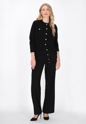 DreiMaster Klassik Πλεκτή ζακέτα 'Classic' σε μαύρο