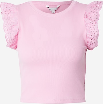 Haut 'ONLMATHILDA' ONLY en violet : devant