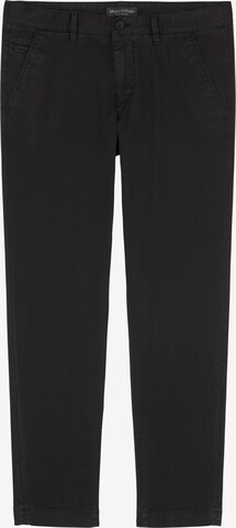 Marc O'Polo - regular Pantalón chino 'Stig' en negro: frente