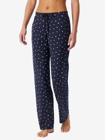 Pantalon de pyjama ' Mix Relax ' SCHIESSER en bleu : devant