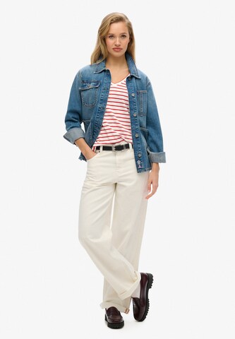 Superdry Koszulka 'Studios' w kolorze czerwony