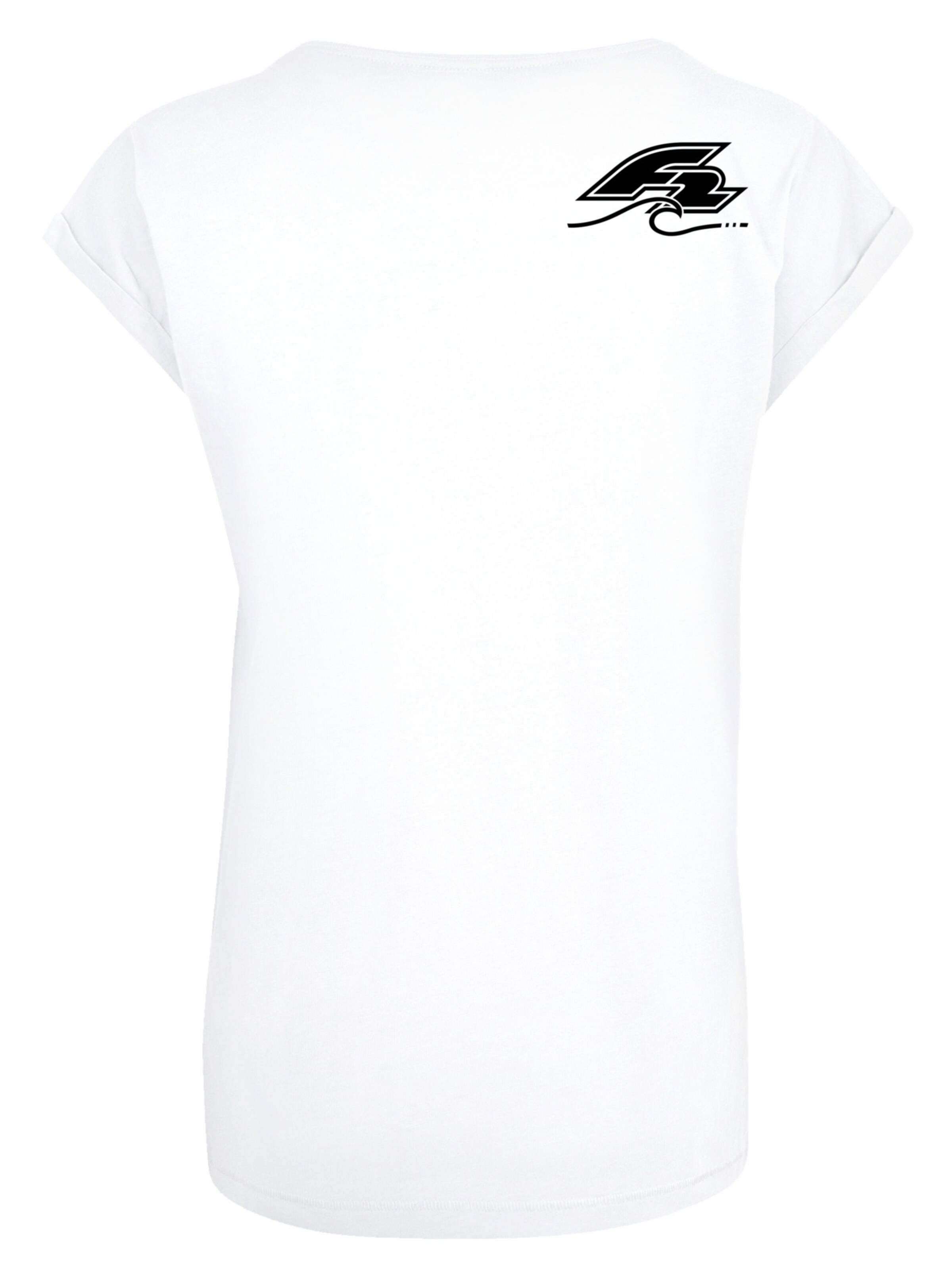 F2 T-Shirt 'F2 Beach Vibes Sommer Style' in Weiß