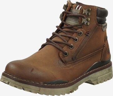 Boots stringati di Dockers by Gerli in marrone: frontale