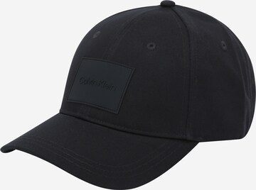 Șapcă de la Calvin Klein pe negru: față