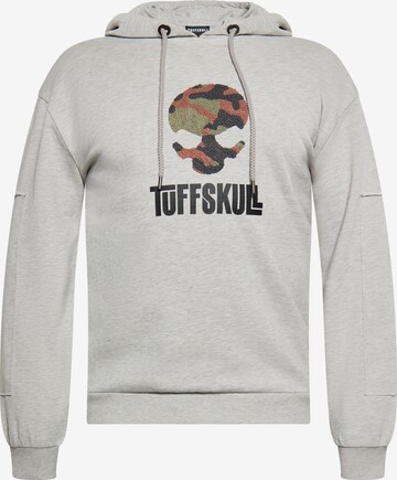 TUFFSKULL Sweatshirt in Grey: front