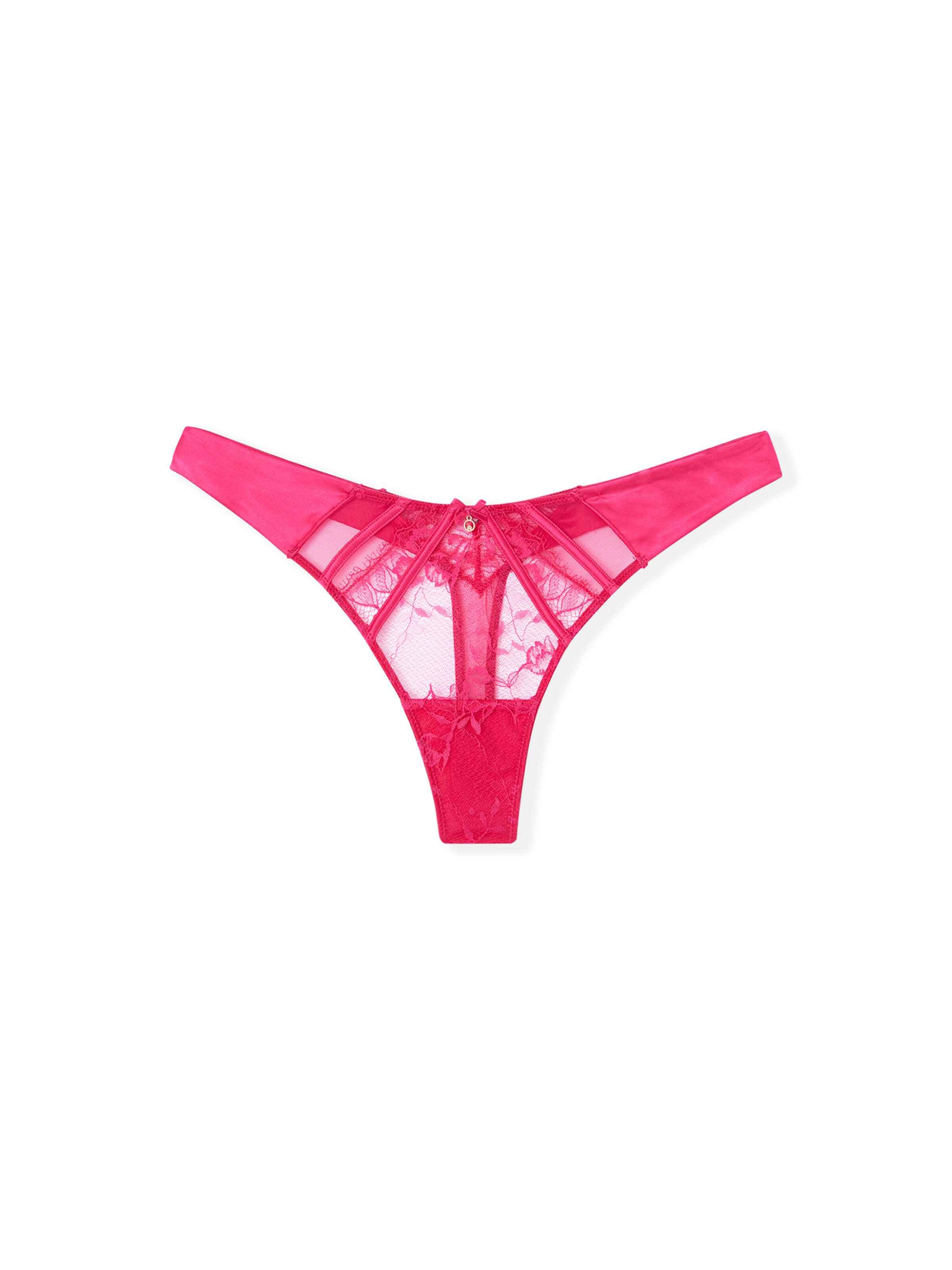 ETAM Thong 'Mascarade' in Pink: front