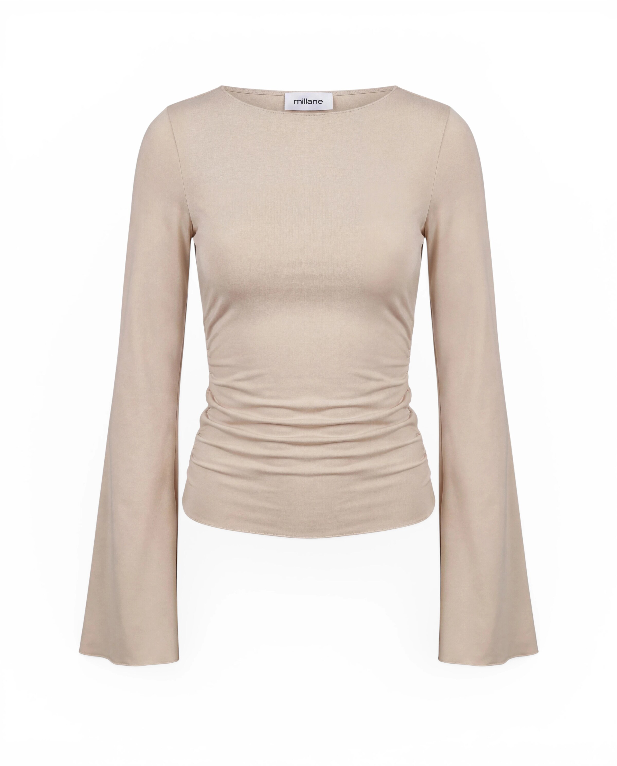 millane Shirt in XS in beige, Produktansicht