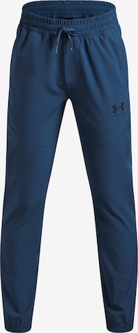 UNDER ARMOUR Regular Sportbroek 'Vibe' in Blauw: voorkant