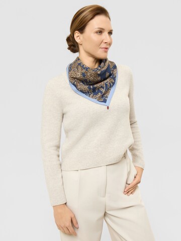 CODELLO Shawl in Blue: front