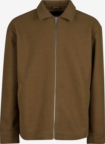 Urban Classics Between-Season Jacket in Green: front