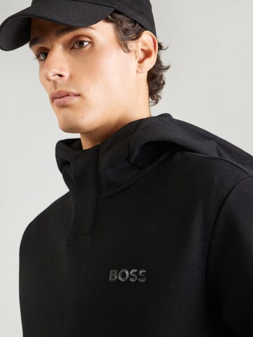BOSS Mikina 'Soody Mirror' - Čierna