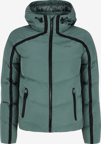 PROTEST Athletic Jacket 'PRTONYX' in Green: front