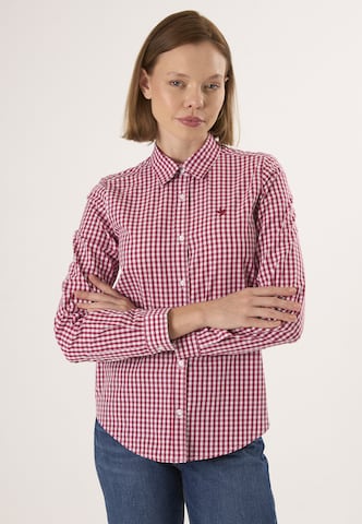 Felix Hardy - Blusa en rojo: frente