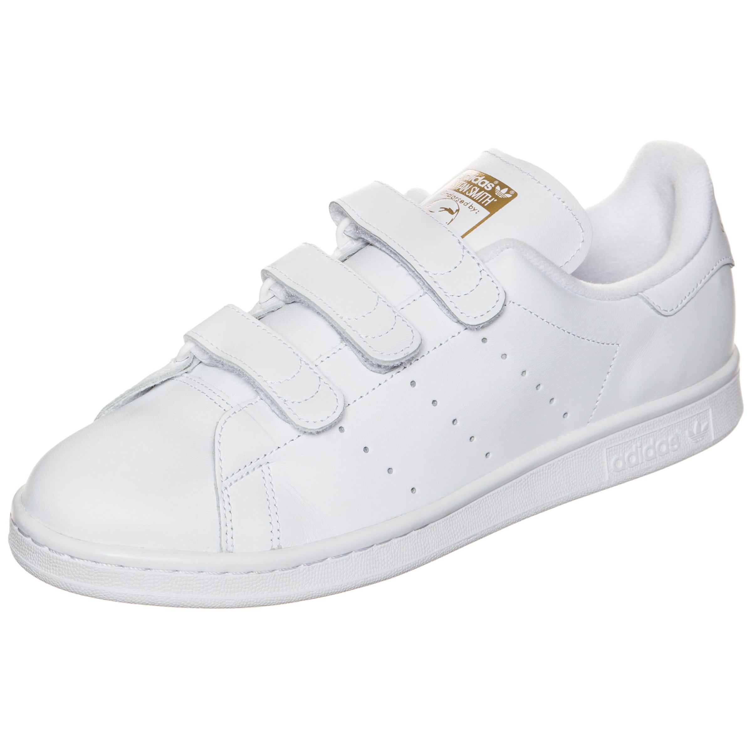 ADIDAS ORIGINALS Ниски маратонки 'Stan Smith' в бяло: отпред