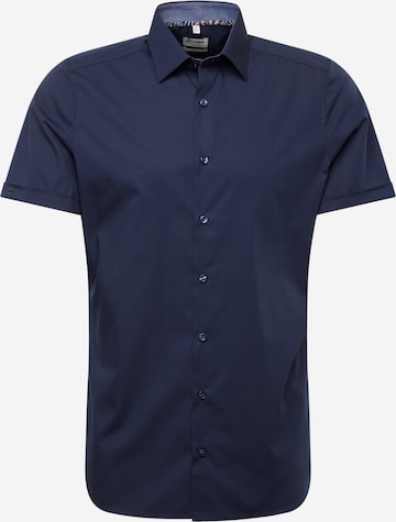 OLYMP Regularny krój Koszula biznesowa 'Level 5' w kolorze niebieski: przód