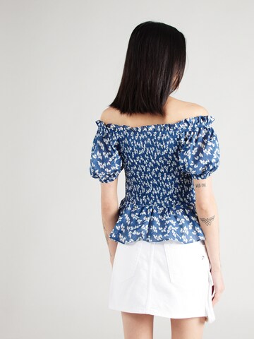 Lauren Ralph Lauren Blouse in Blauw