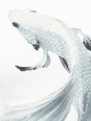 T-shirt 'Elpha_placed5' BOSS en blanc