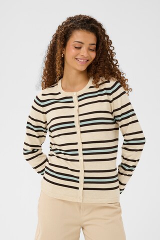 Cardigan 'PilaSZ' SAINT TROPEZ en beige : devant